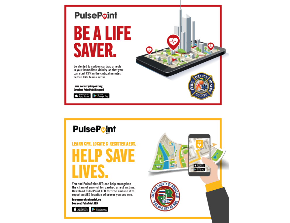PulsePoint Outreach Postcard.